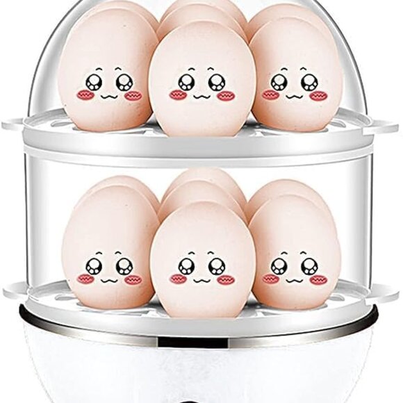 Rapid Electric Egg Cooker 14 Egg Capacity with Measuring Cup(1 Pack) - Picture 3 of 16